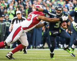 Calais Campbell gets one of his three sacks of Russell Wilson (Seahawks.com)