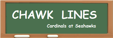 CHAWK LINES -- Cardinals at Seahawks