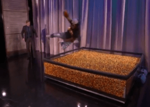 Lynch jumps into Skittles Zone