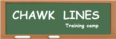 CHAWK LINES -- Training camp new