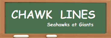 CHAWK LINES -- Hawks at Giants